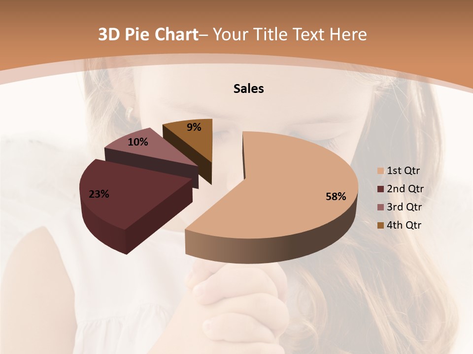 Hair Person Cute PowerPoint Template