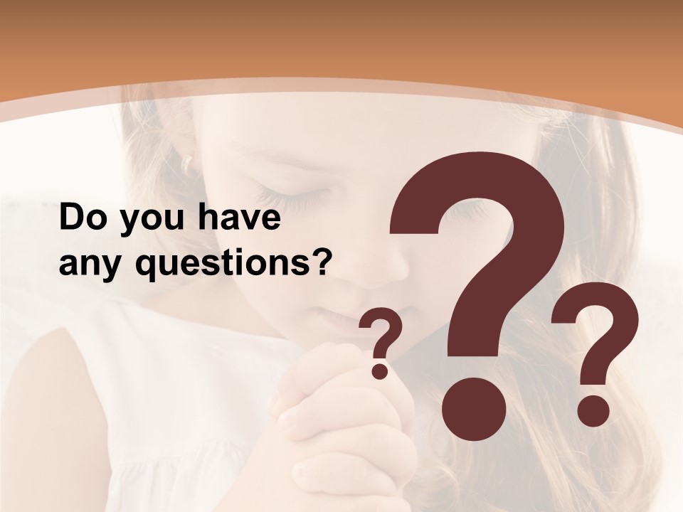 Hair Person Cute PowerPoint Template