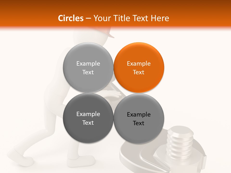 Steel Holding Adjustable PowerPoint Template