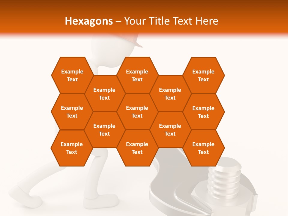 Steel Holding Adjustable PowerPoint Template