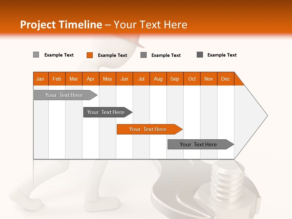 Steel Holding Adjustable PowerPoint Template