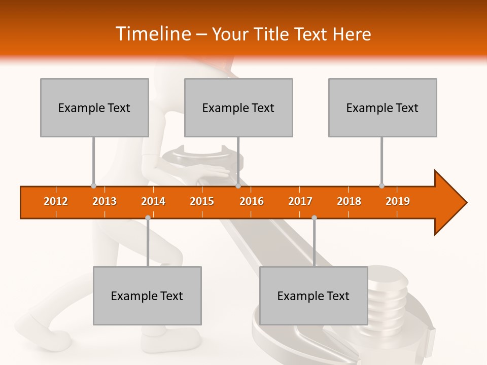 Steel Holding Adjustable PowerPoint Template