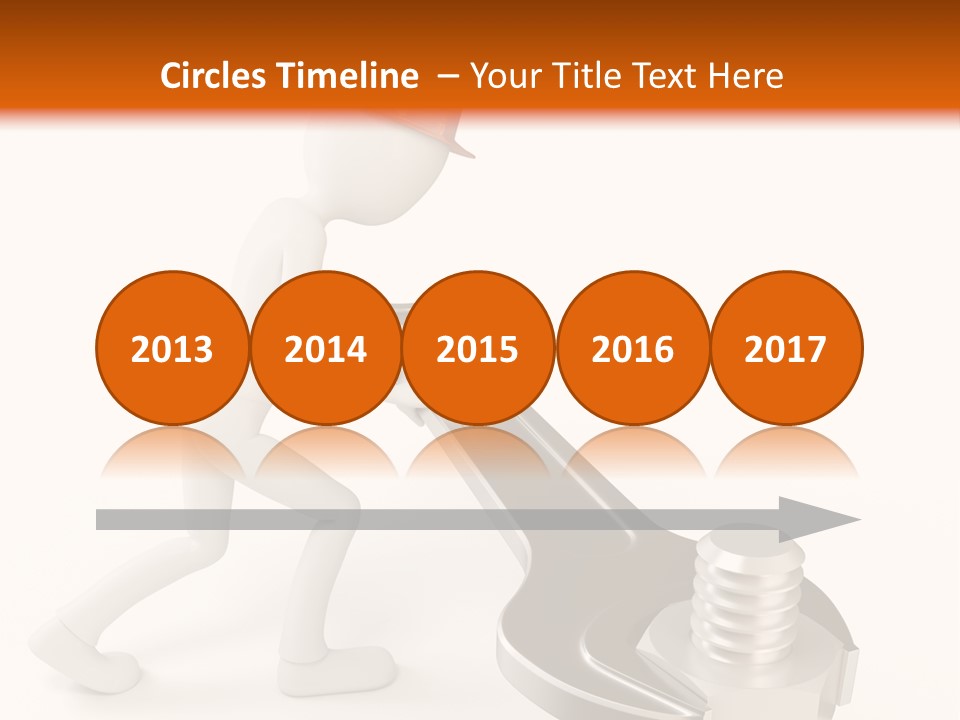 Steel Holding Adjustable PowerPoint Template