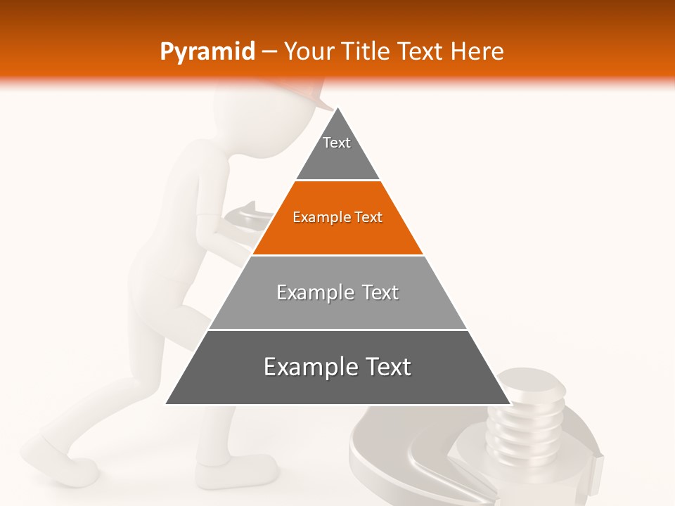 Steel Holding Adjustable PowerPoint Template