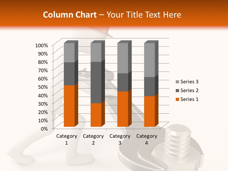 Steel Holding Adjustable PowerPoint Template