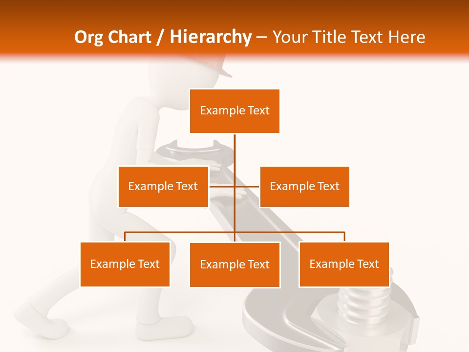 Steel Holding Adjustable PowerPoint Template