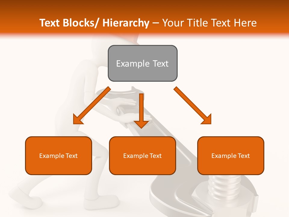 Steel Holding Adjustable PowerPoint Template