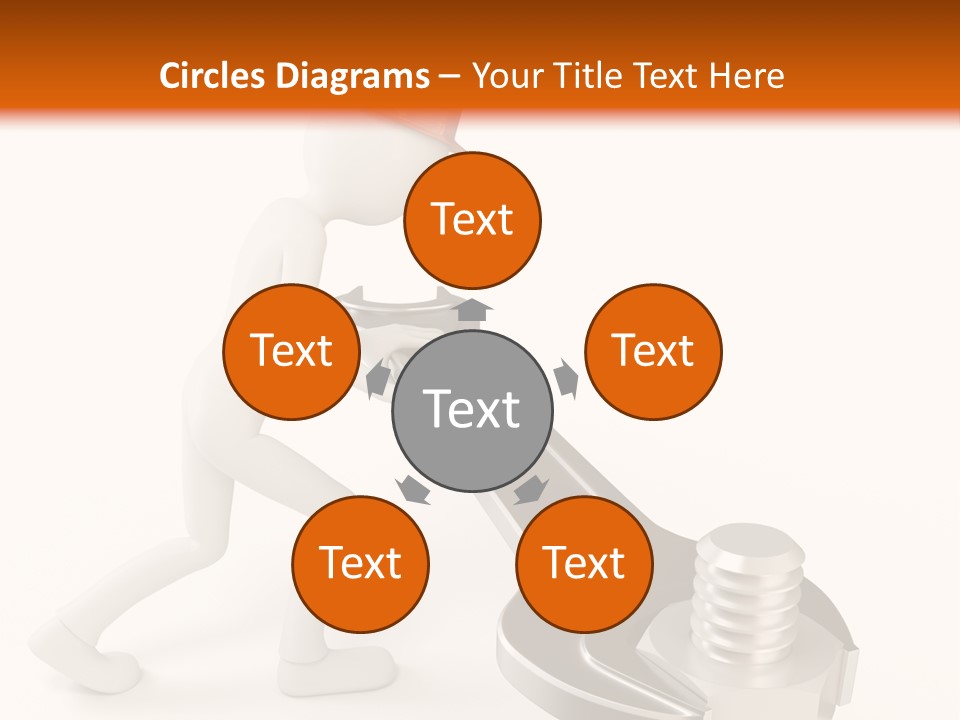 Steel Holding Adjustable PowerPoint Template