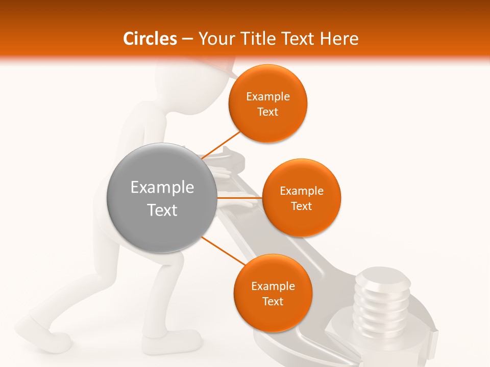 Steel Holding Adjustable PowerPoint Template