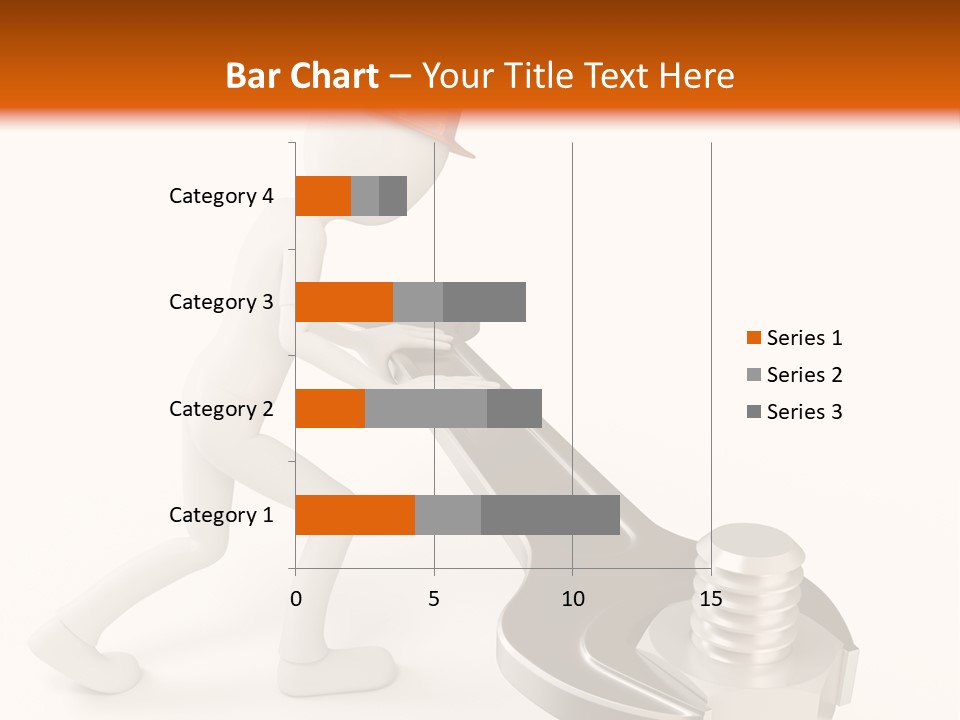 Steel Holding Adjustable PowerPoint Template