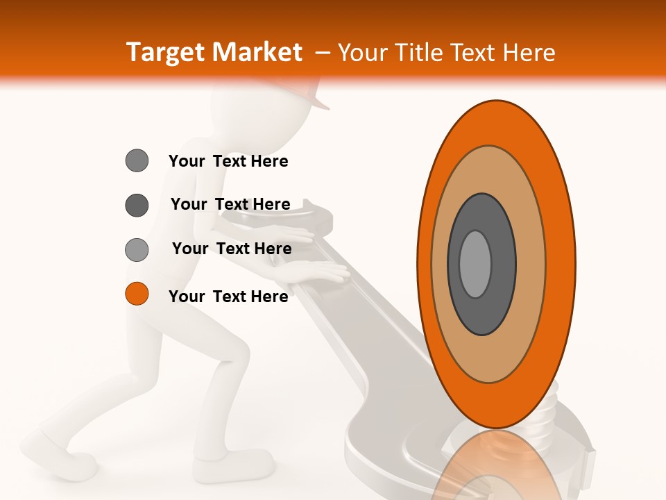 Steel Holding Adjustable PowerPoint Template