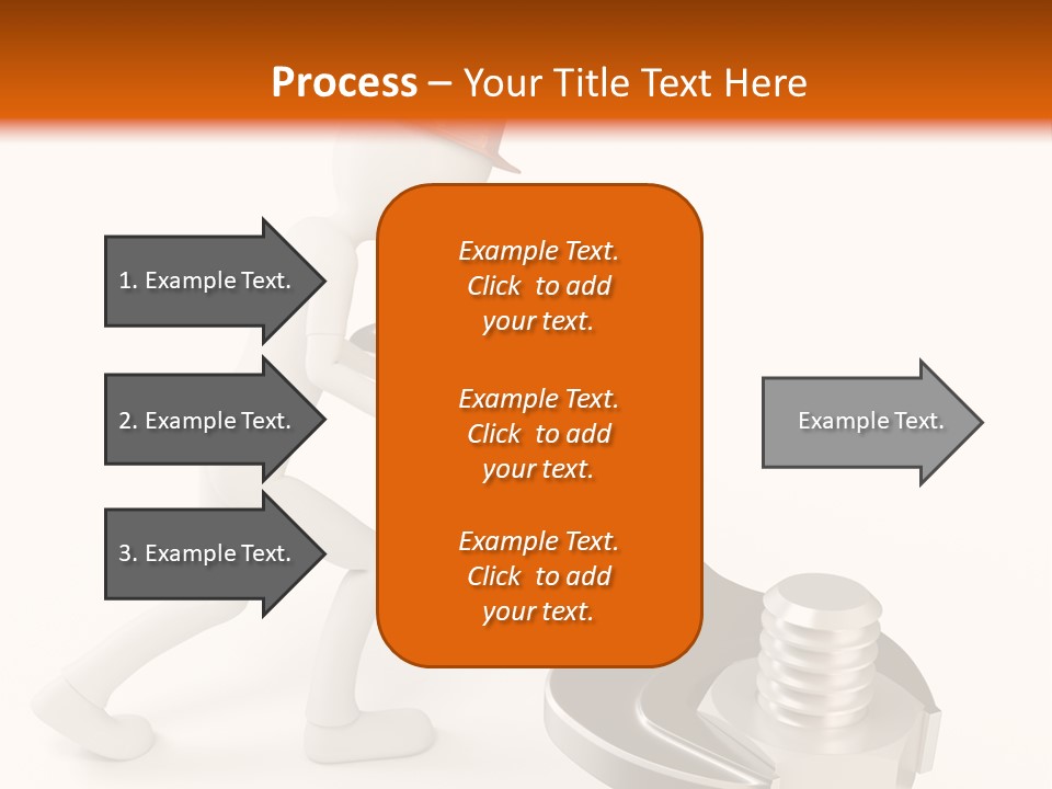 Steel Holding Adjustable PowerPoint Template
