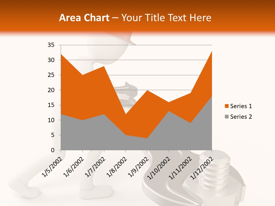 Steel Holding Adjustable PowerPoint Template