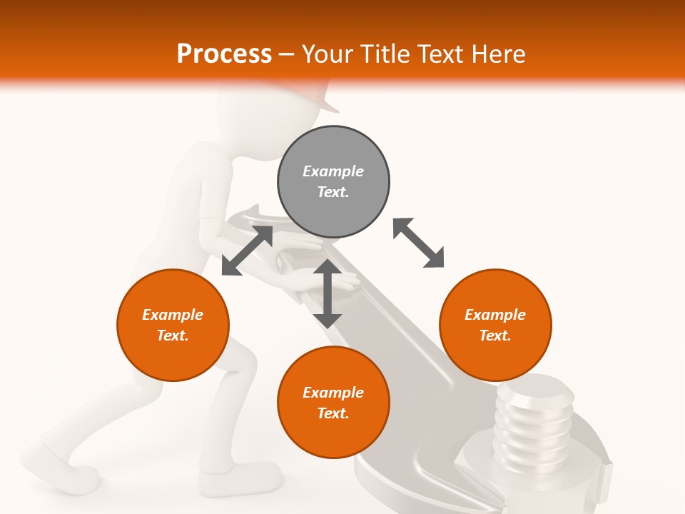 Steel Holding Adjustable PowerPoint Template