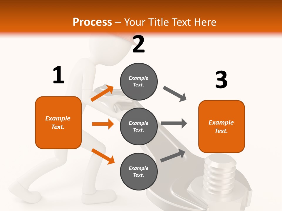 Steel Holding Adjustable PowerPoint Template