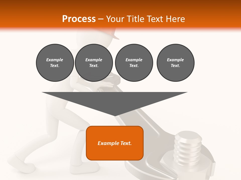 Steel Holding Adjustable PowerPoint Template