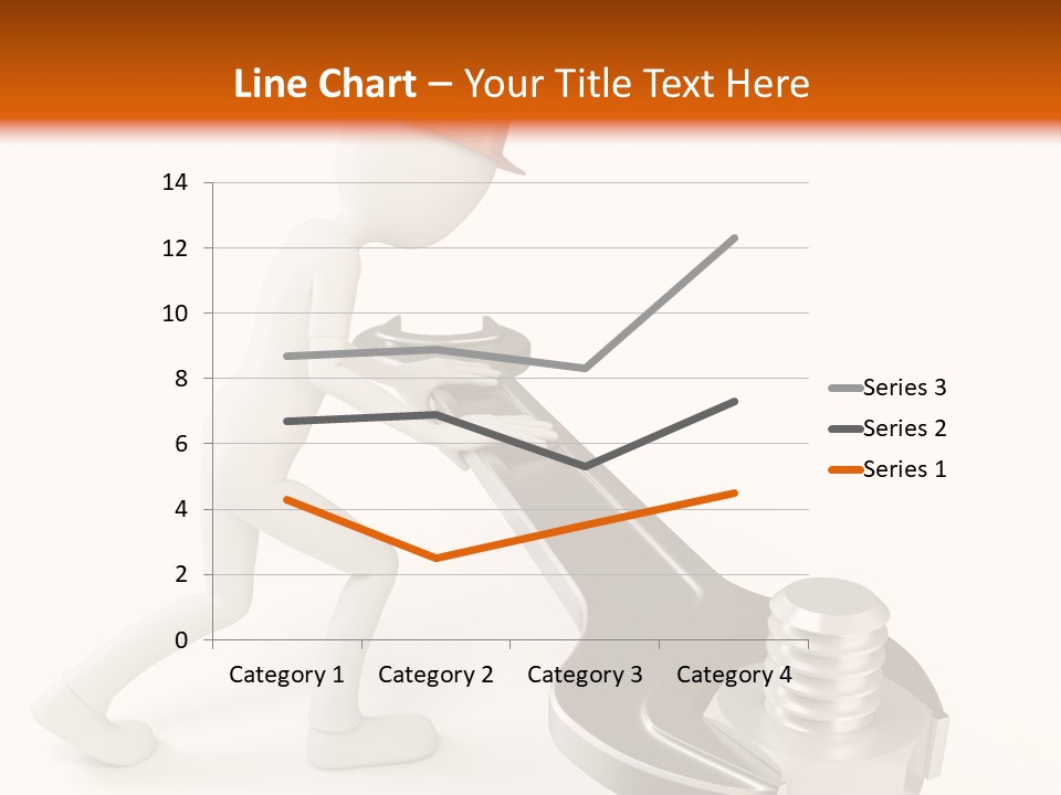 Steel Holding Adjustable PowerPoint Template