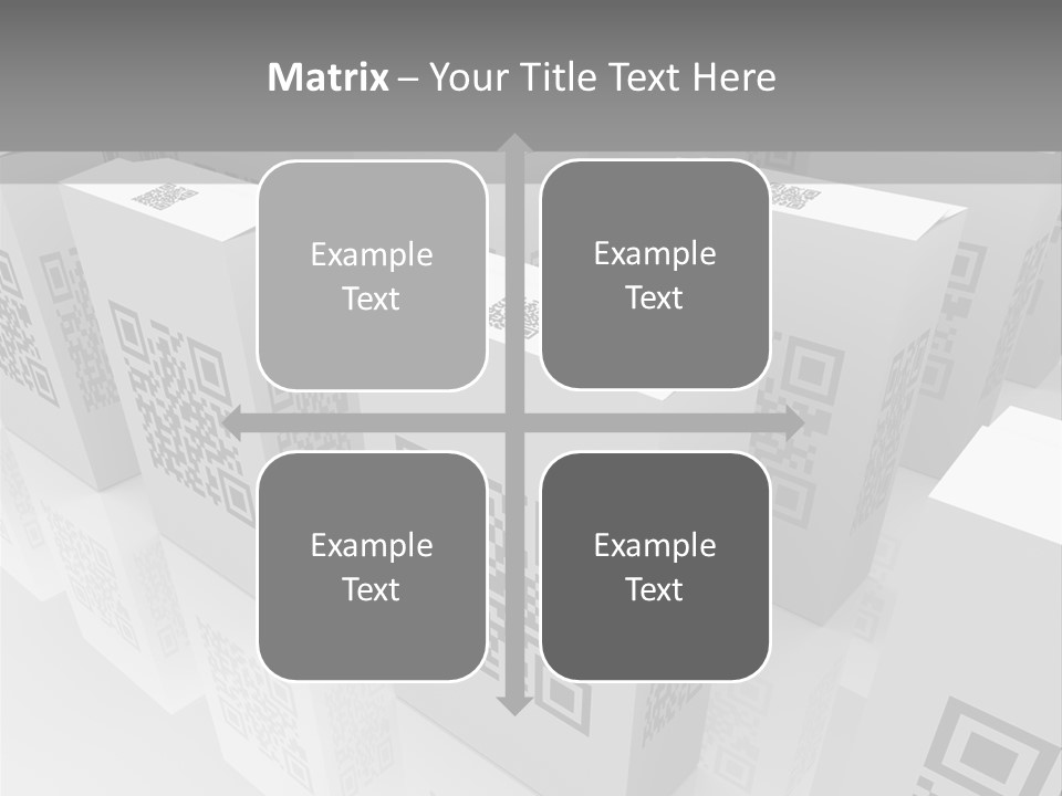 Smart Phone Scanning Symbol PowerPoint Template
