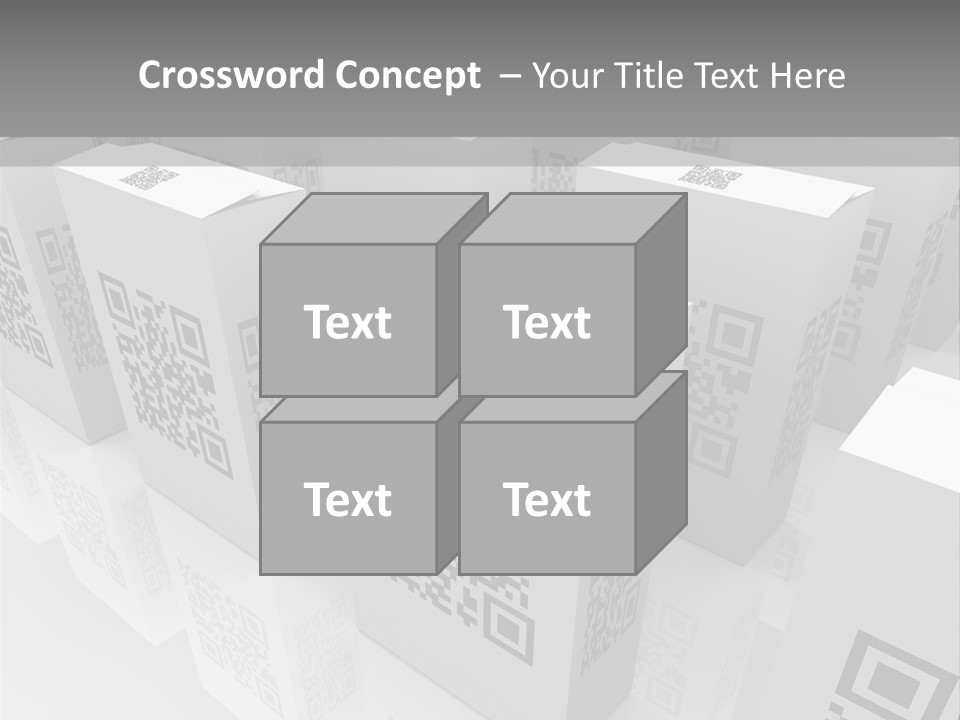 Smart Phone Scanning Symbol PowerPoint Template