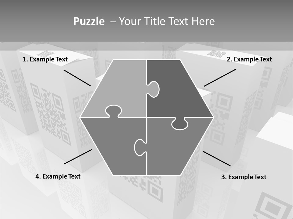 Smart Phone Scanning Symbol PowerPoint Template