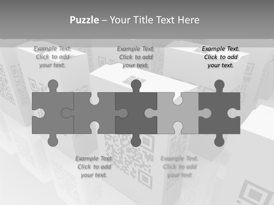 Smart Phone Scanning Symbol PowerPoint Template