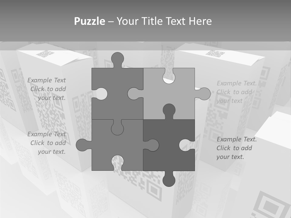 Smart Phone Scanning Symbol PowerPoint Template