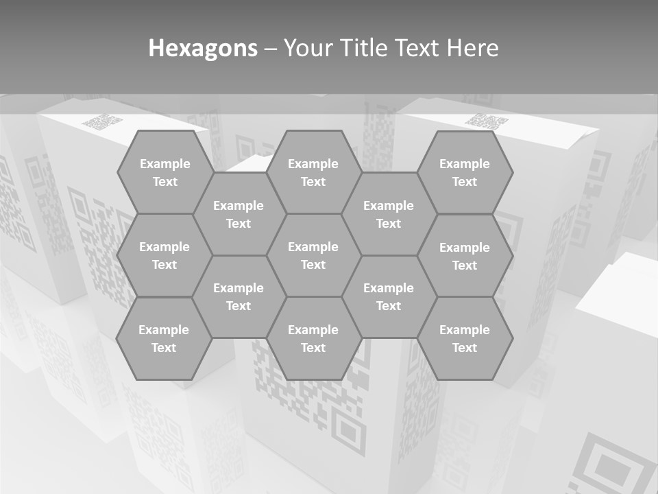 Smart Phone Scanning Symbol PowerPoint Template