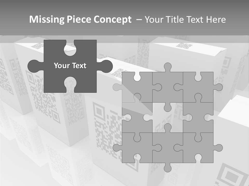 Smart Phone Scanning Symbol PowerPoint Template