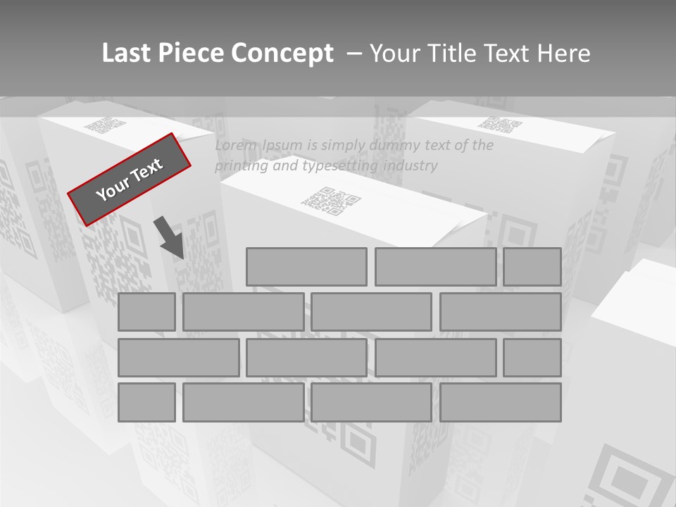 Smart Phone Scanning Symbol PowerPoint Template