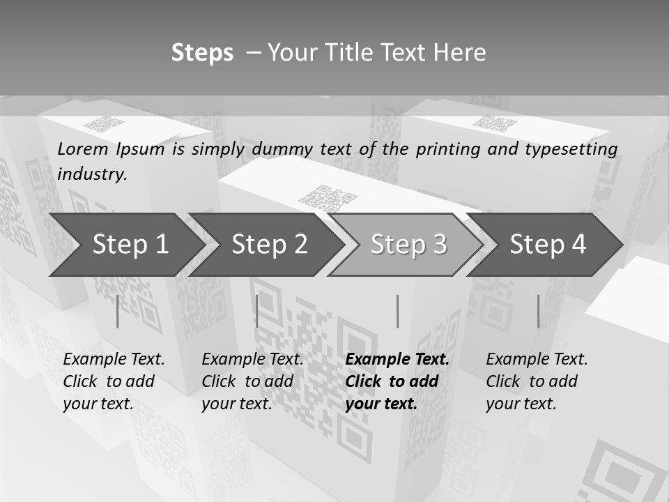 Smart Phone Scanning Symbol PowerPoint Template