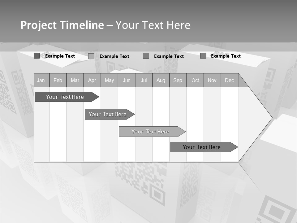 Smart Phone Scanning Symbol PowerPoint Template