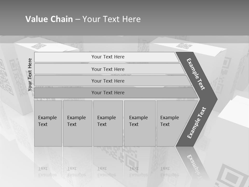 Smart Phone Scanning Symbol PowerPoint Template