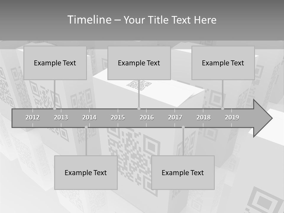 Smart Phone Scanning Symbol PowerPoint Template