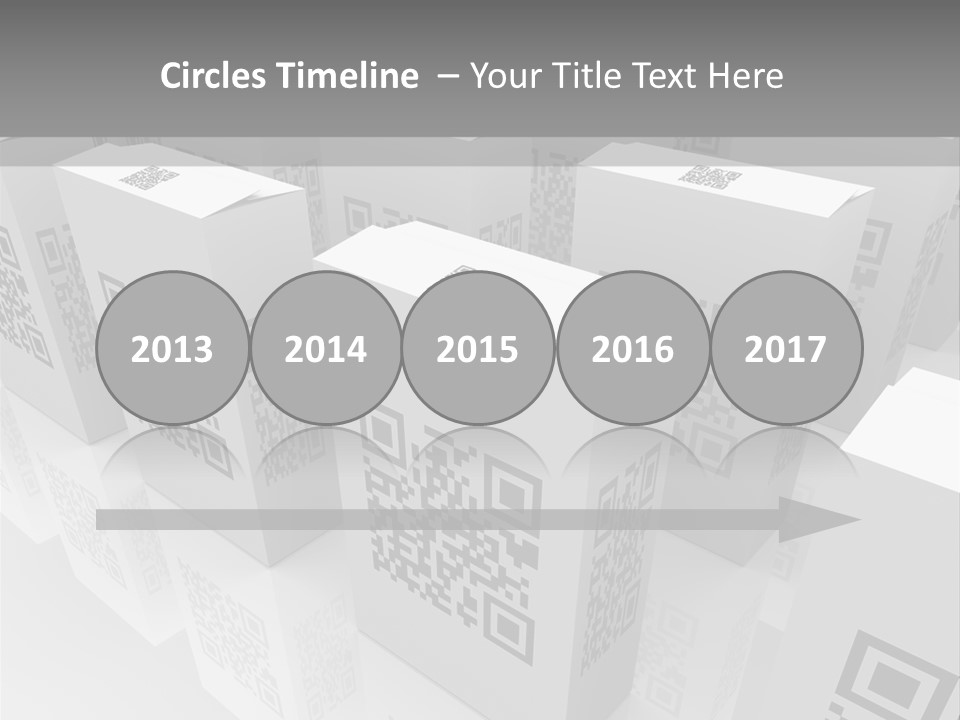 Smart Phone Scanning Symbol PowerPoint Template