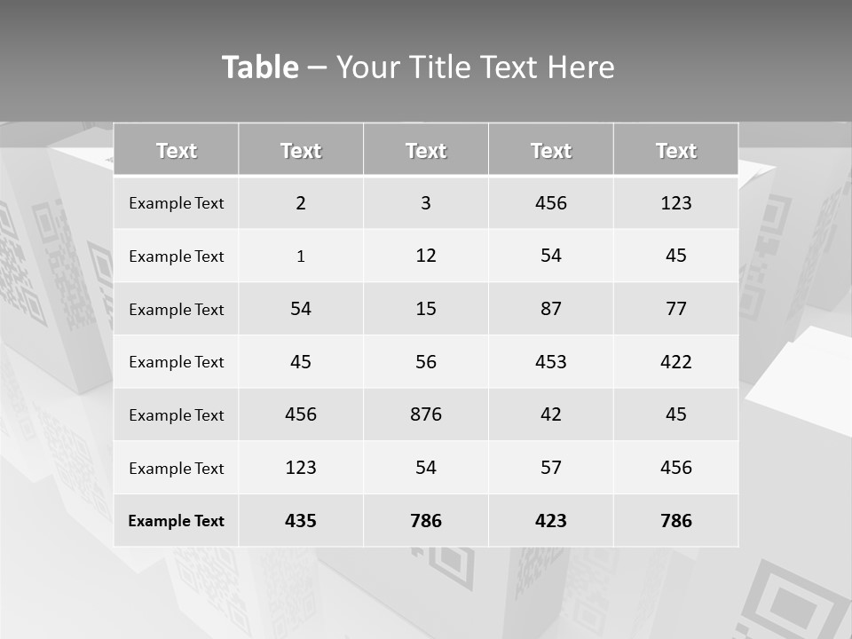 Smart Phone Scanning Symbol PowerPoint Template