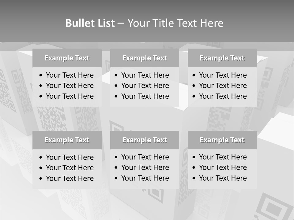 Smart Phone Scanning Symbol PowerPoint Template