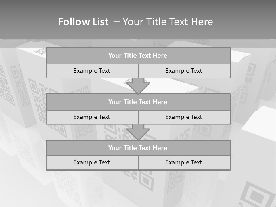 Smart Phone Scanning Symbol PowerPoint Template