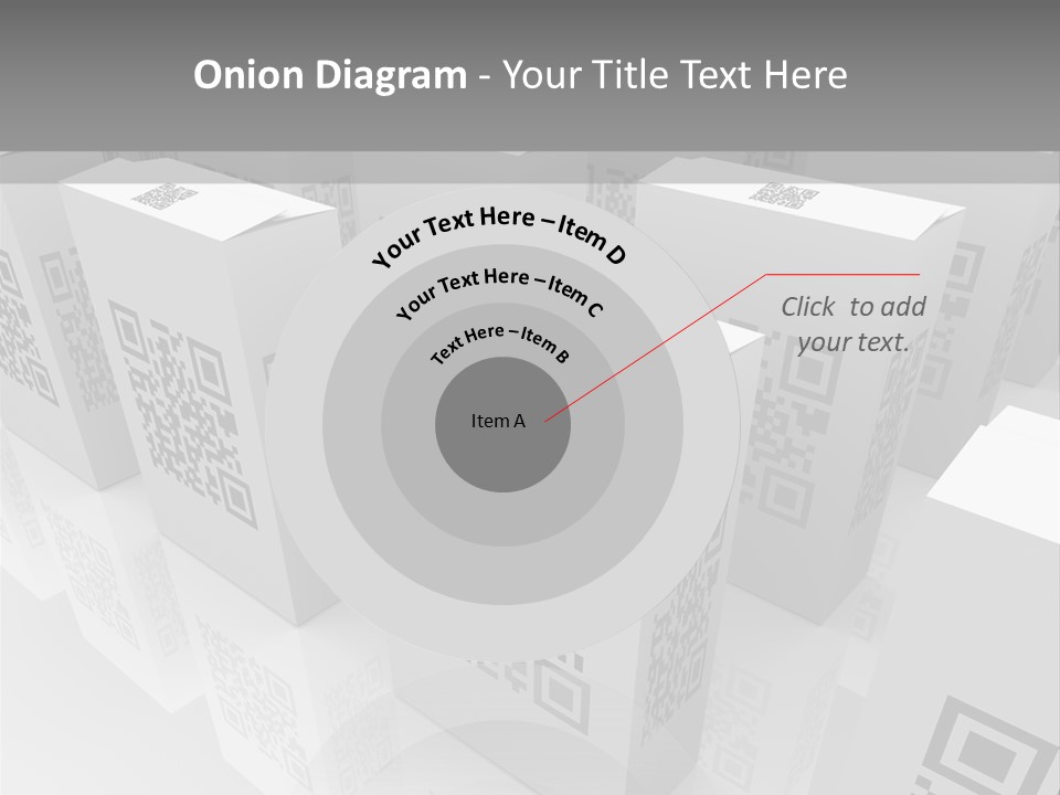 Smart Phone Scanning Symbol PowerPoint Template