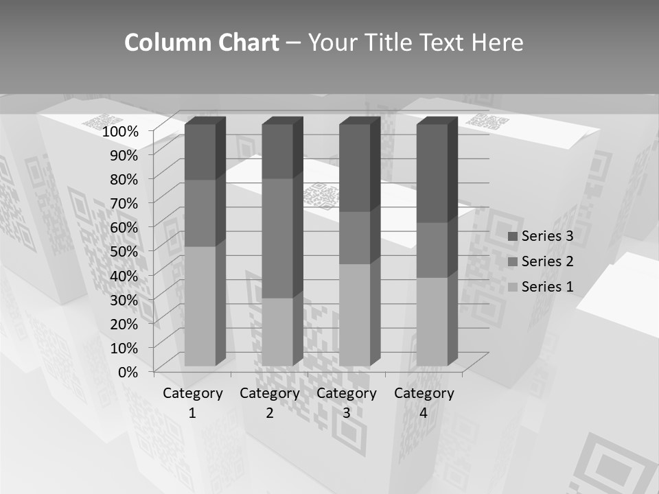 Smart Phone Scanning Symbol PowerPoint Template