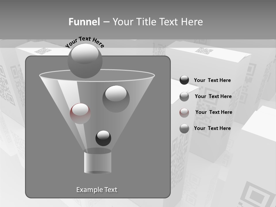 Smart Phone Scanning Symbol PowerPoint Template