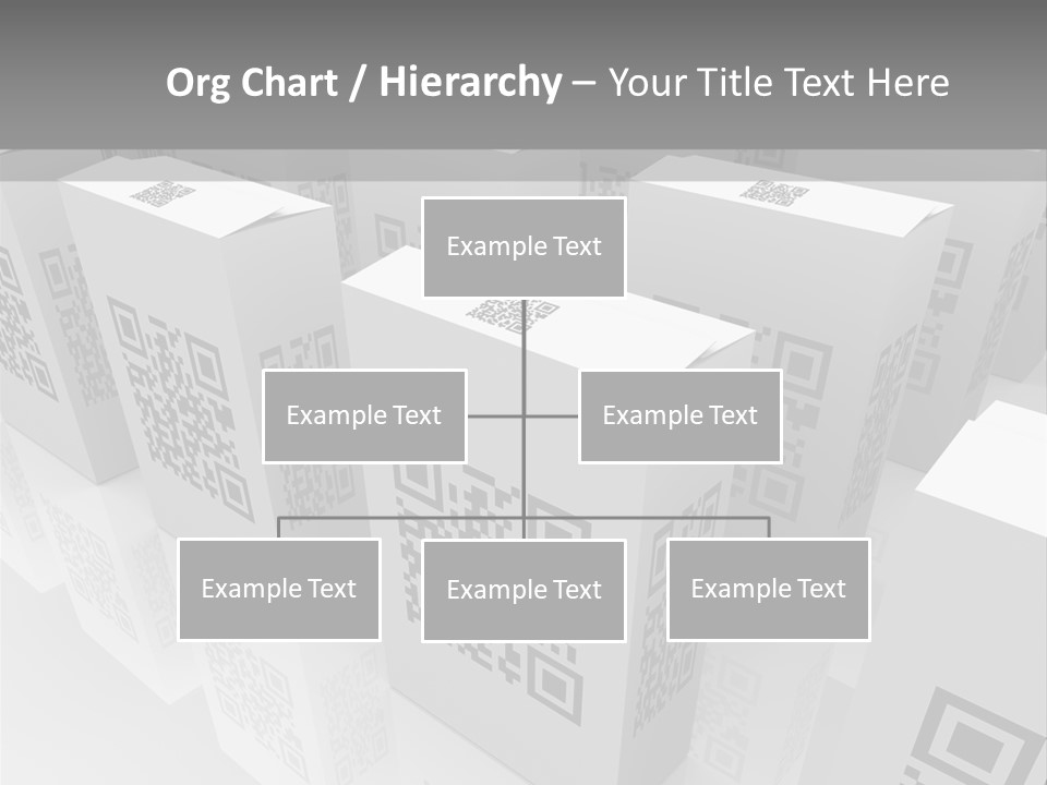 Smart Phone Scanning Symbol PowerPoint Template