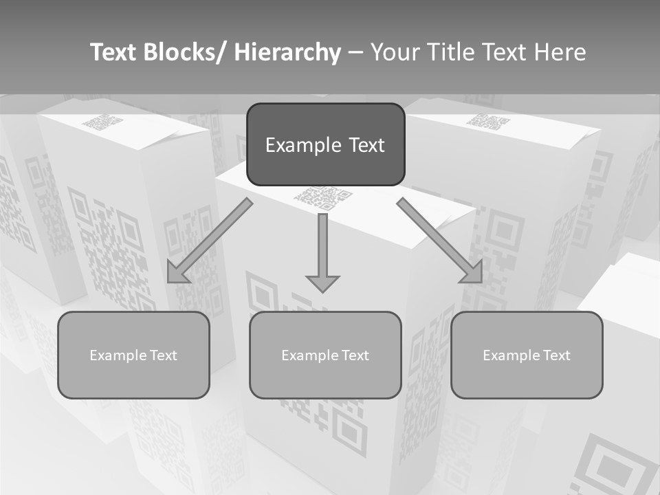 Smart Phone Scanning Symbol PowerPoint Template