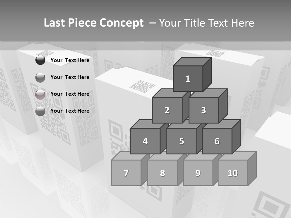Smart Phone Scanning Symbol PowerPoint Template