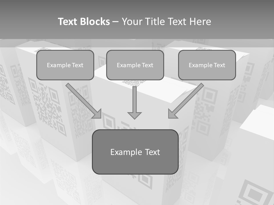 Smart Phone Scanning Symbol PowerPoint Template