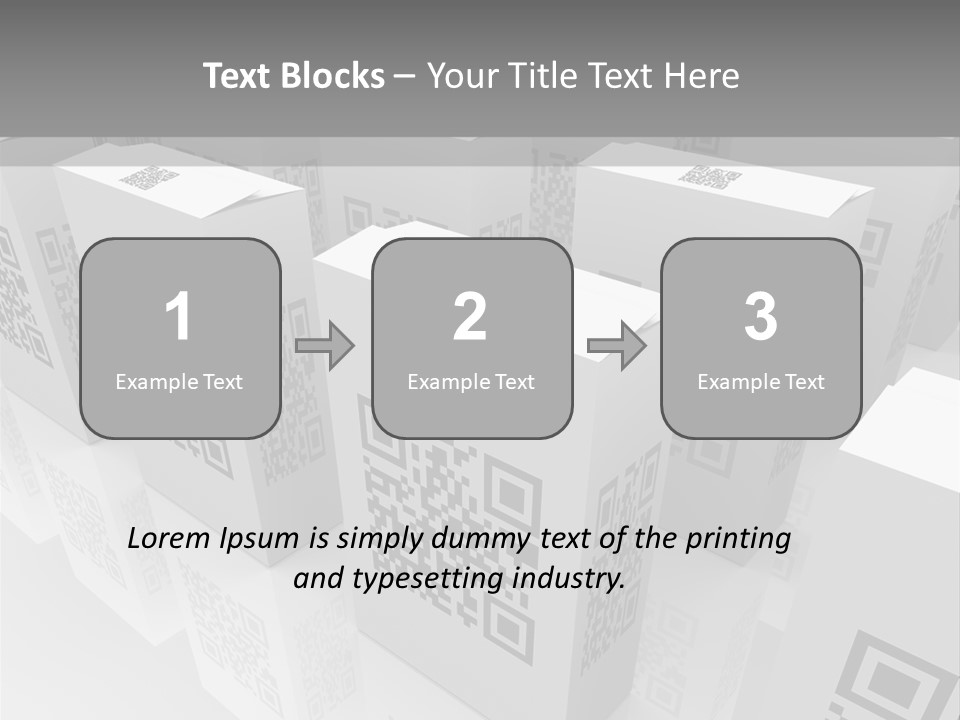 Smart Phone Scanning Symbol PowerPoint Template