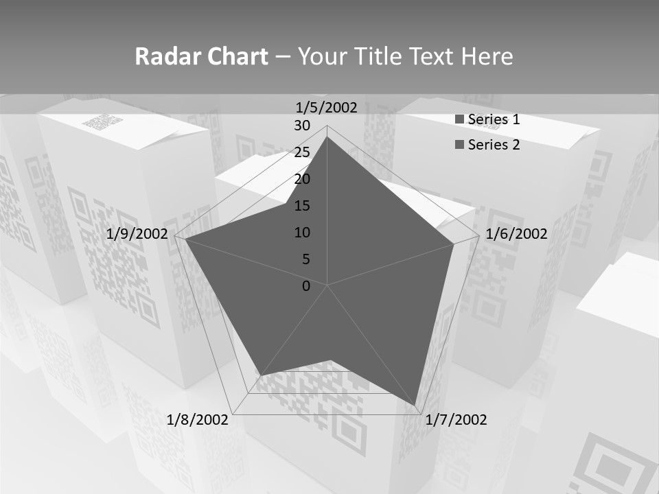 Smart Phone Scanning Symbol PowerPoint Template