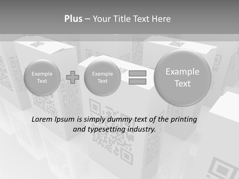 Smart Phone Scanning Symbol PowerPoint Template
