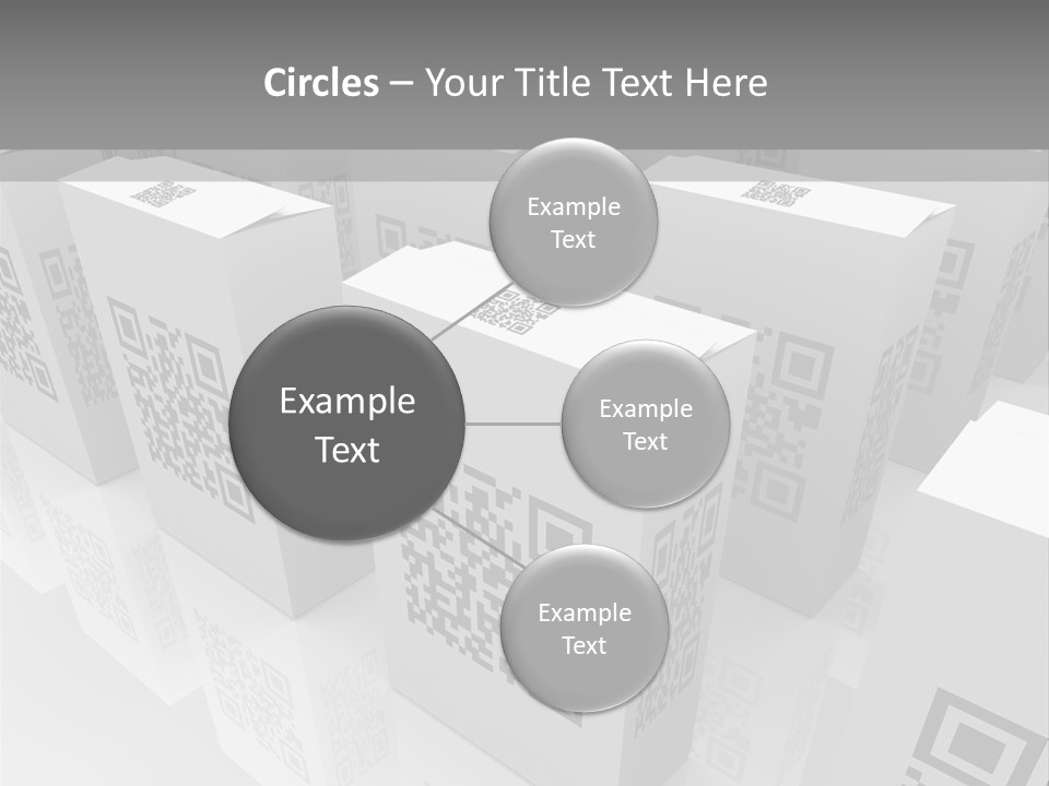 Smart Phone Scanning Symbol PowerPoint Template