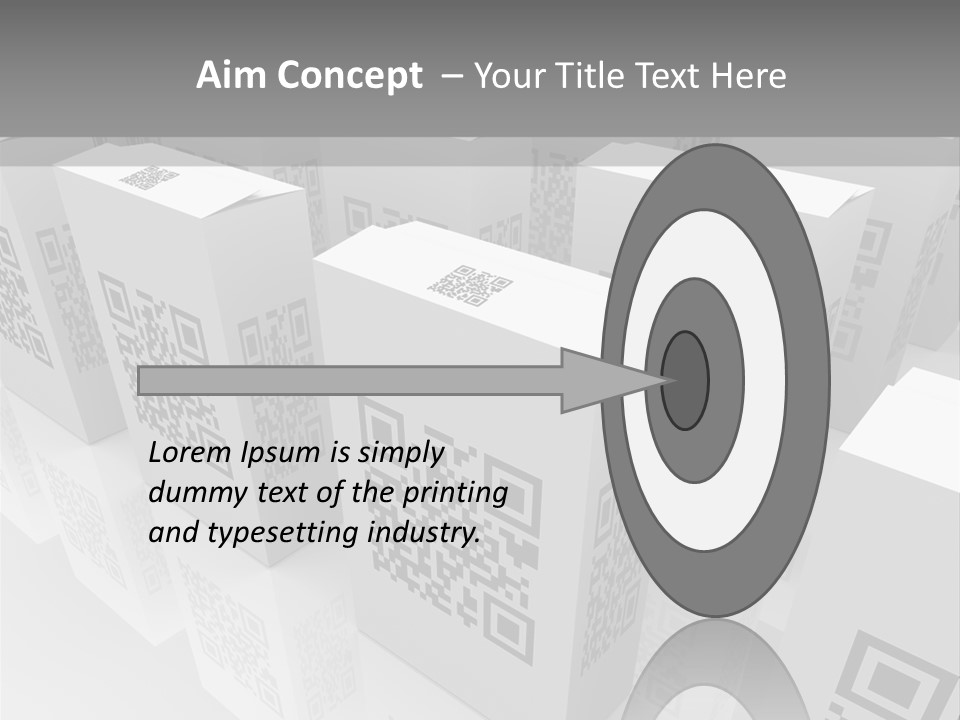 Smart Phone Scanning Symbol PowerPoint Template