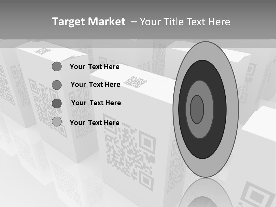 Smart Phone Scanning Symbol PowerPoint Template